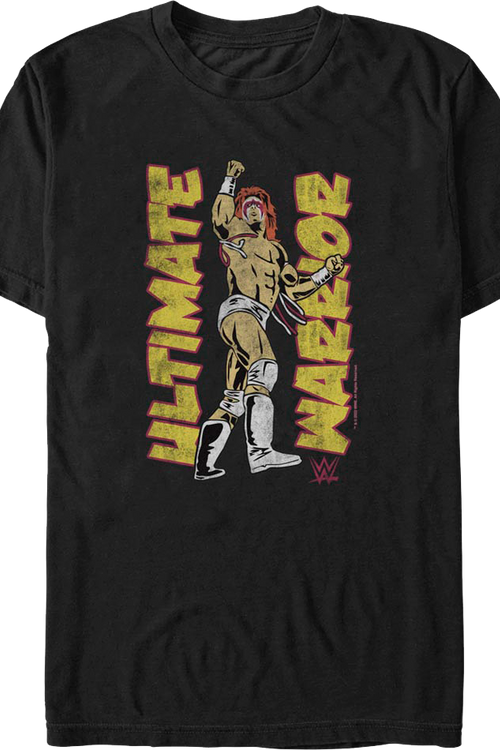 Vintage ultimate warrior t shirt 2025