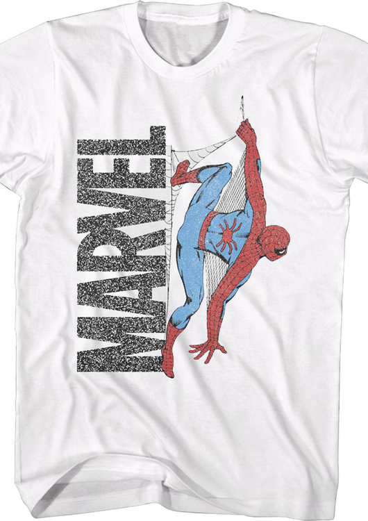 Vintage Web Spider-Man Marvel Comics T-Shirt - main product image