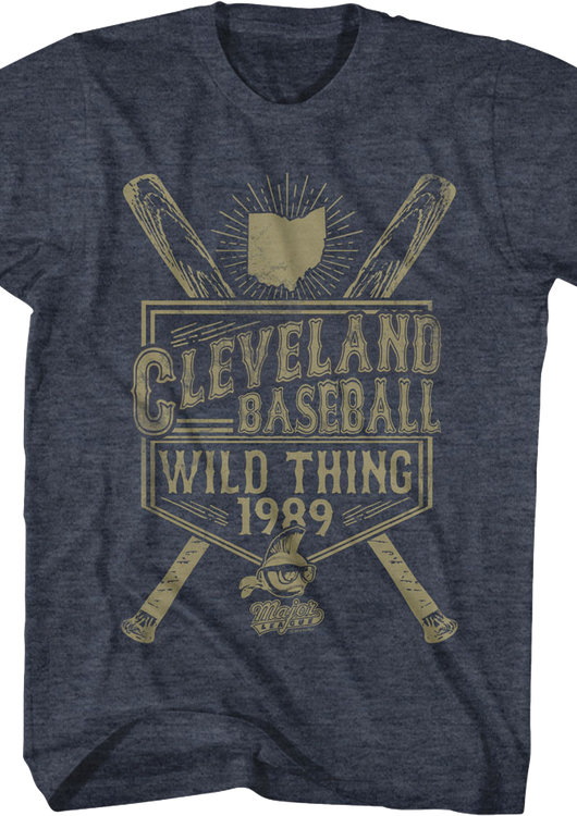 Vintage Wild Thing Cleveland Baseball Major League T-Shirt - main product image