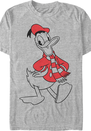 Vintage Winter Donald Duck Disney T-Shirt