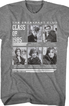 Vintage Yearbook Class of 1985 Breakfast Club T-Shirt