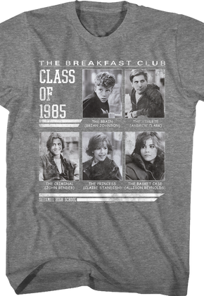 Vintage Yearbook Class of 1985 Breakfast Club T-Shirt