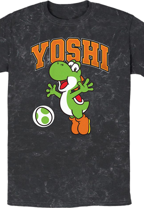 Vintage Yoshi Egg Super Mario Bros. Nintendo Mineral Wash T-Shirt