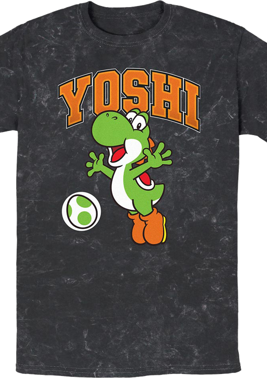 Vintage Yoshi Egg Super Mario Bros. Nintendo Mineral Wash T-Shirt - main product image