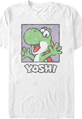 Vintage Yoshi Square Super Mario Bros. T-Shirt