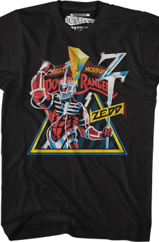 Vintage Zedd Poster Mighty Morphin Power Rangers T-Shirt