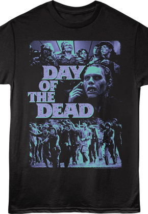 Vintage Zombies Collage Day Of The Dead T-Shirt