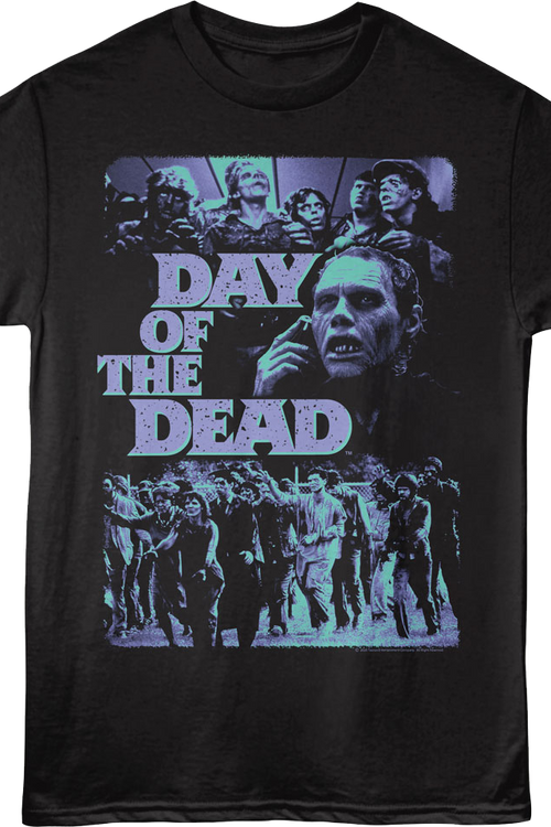 Vintage Zombies Collage Day Of The Dead T-Shirtmain product image