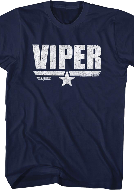 Distressed Viper Top Gun T-Shirt - main product image