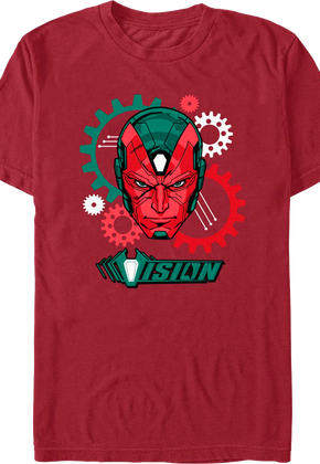 Vision Gear Head Marvel Comics T-Shirt