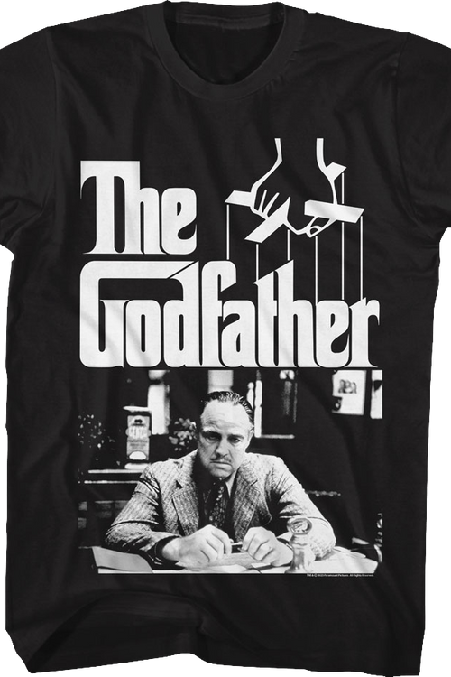 Vito Corleone Black And White Photo Godfather T-Shirtmain product image