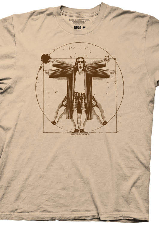 Vitruvian Big Lebowski Shirt - main product image