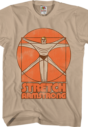 Vitruvian Man Stretch Armstrong T-Shirt