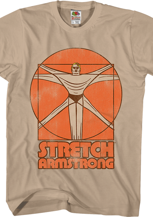 Vitruvian Man Stretch Armstrong T-Shirt - main product image