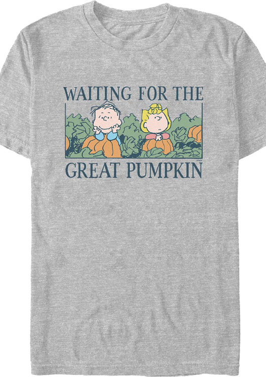 Waiting For The Great Pumpkin Peanuts T-Shirt - main product image