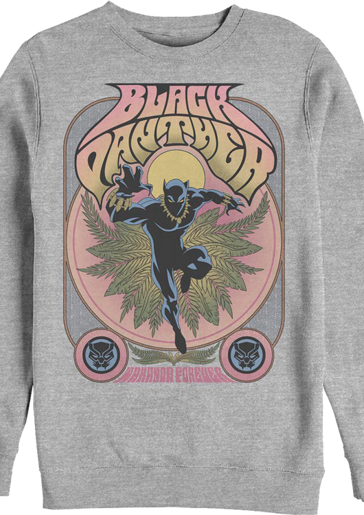 Wakanda Forever Black Panther Sweatshirt - main product image
