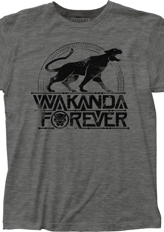 Wakanda Forever Black Panther T-Shirt - main product image