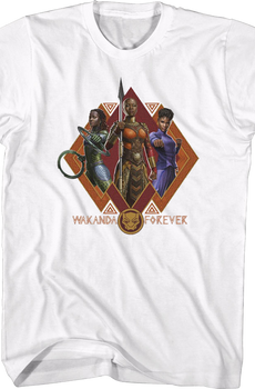 Black Panther: Wakanda Forever Collage Marvel Comics T-Shirt
