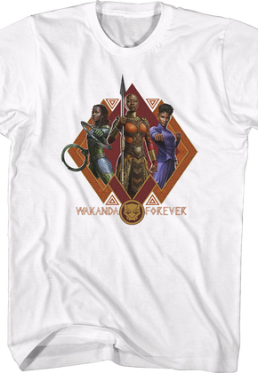 Black Panther: Wakanda Forever Collage Marvel Comics T-Shirt
