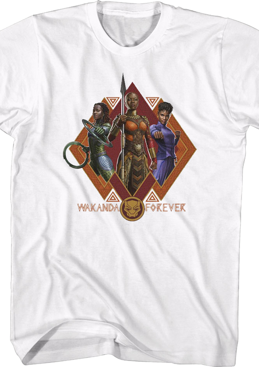 Black Panther: Wakanda Forever Collage Marvel Comics T-Shirt - main product image