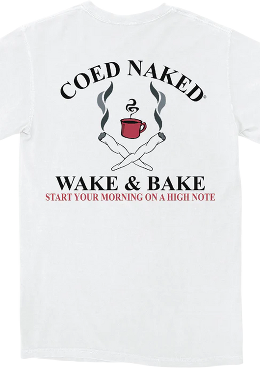 Wake & Bake Coed Naked T-Shirt - main product image