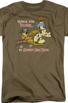 Walk The Plank Garfield T-Shirt
