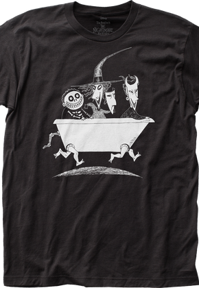 Walking Bathtub Nightmare Before Christmas T-Shirt