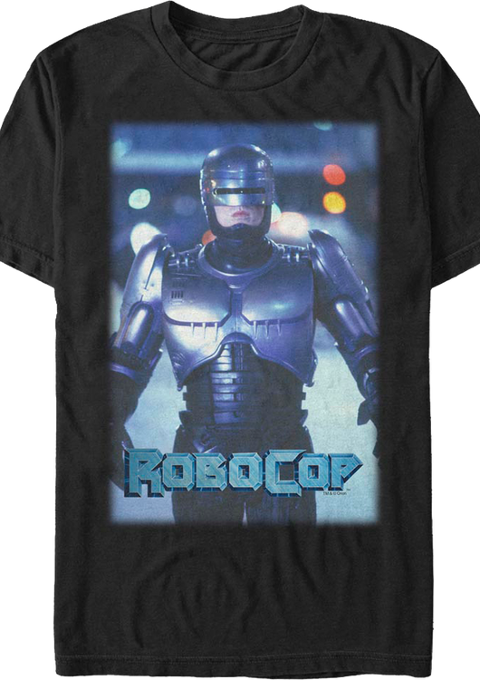 Walking Patrol Robocop T-Shirt - main product image