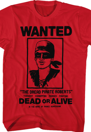 Wanted Poster Princess Bride T-Shirt