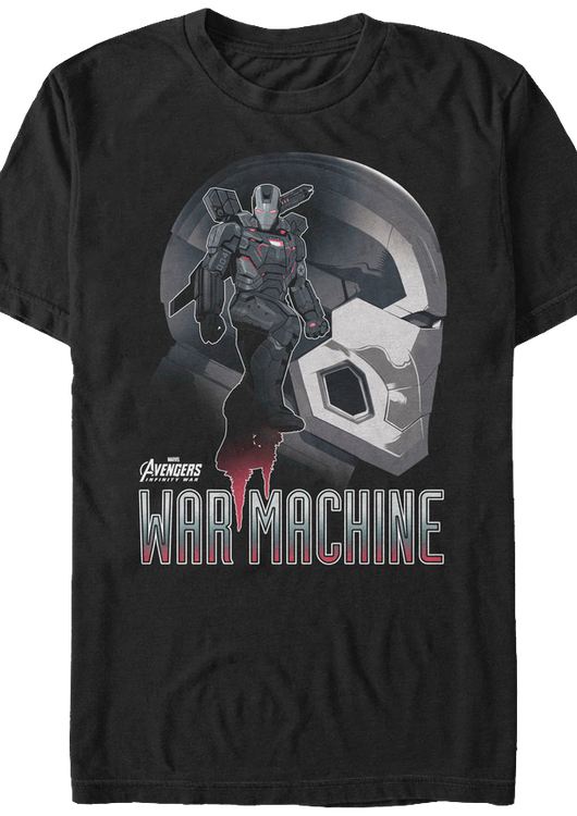 War Machine Avengers Infinity War T-Shirt - main product image