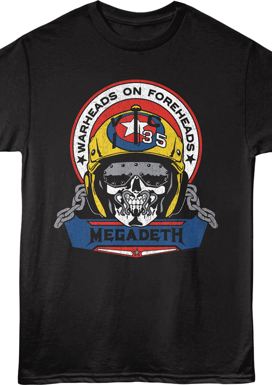 Warheads On Foreheads Megadeth T-Shirt - main product image