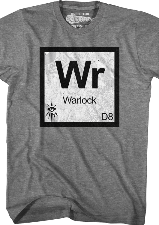 Warlock Element Symbol Dungeons & Dragons T-Shirt - main product image