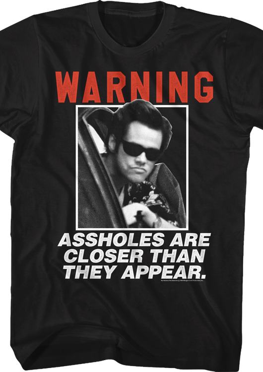 Warning Ace Ventura T-Shirt - main product image