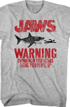 Warning Jaws T-Shirt
