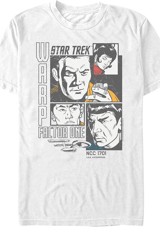 Warp Factor One Star Trek T-Shirt - main product image