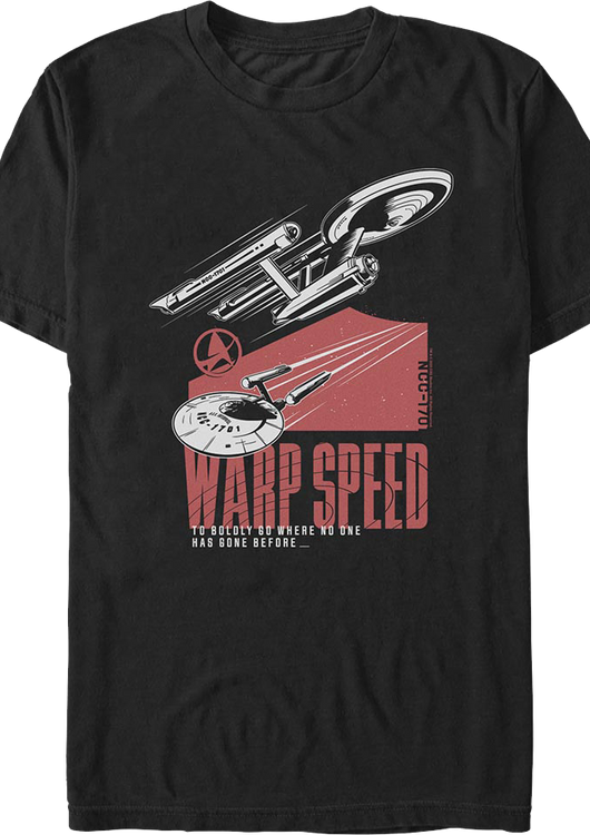 Warp Speed Star Trek T-Shirt - main product image