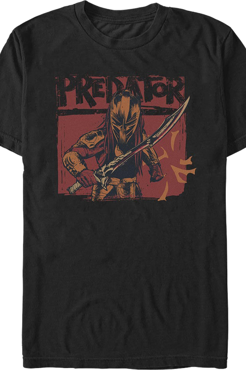 Warrior Pose Predator Badlands T-Shirtmain product image