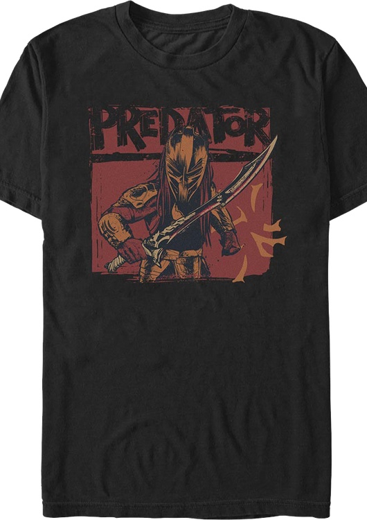 Warrior Pose Predator Badlands T-Shirt - main product image