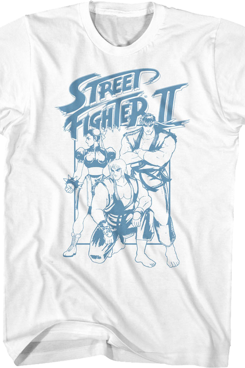 Warrior Poses Street Fighter T-Shirt - main product image