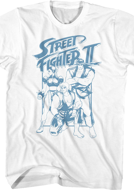 Warrior Poses Street Fighter T-Shirt - main product image