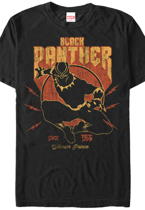 Warrior Prince Black Panther T-Shirt