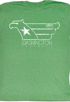 Green Washington Federals USFL T-Shirt