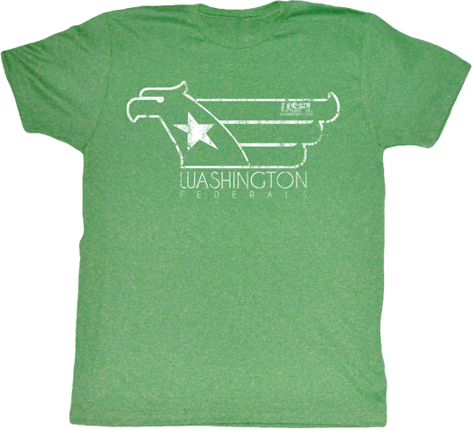 Green Washington Federals USFL T-Shirt - main product image