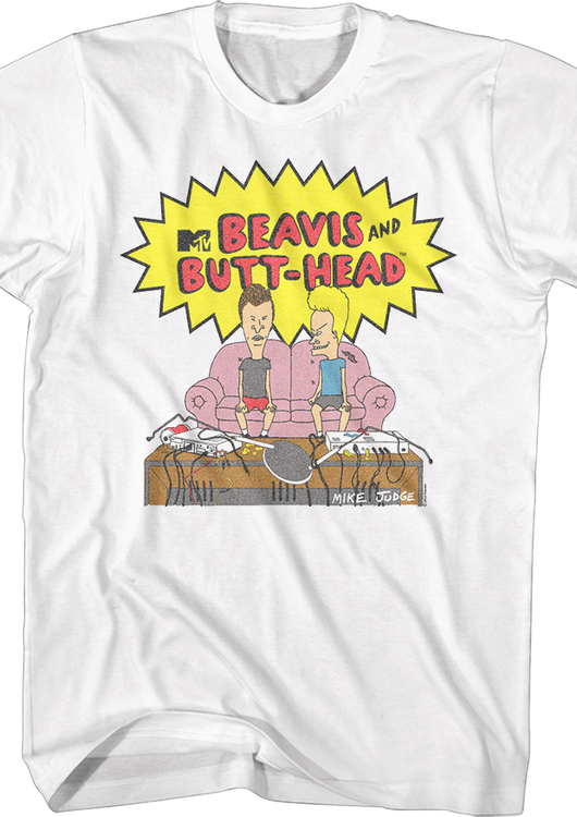 Watching TV Beavis And Butt-Head T-Shirt - main product image