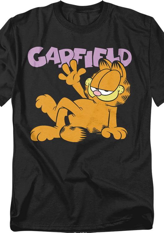 Waving Garfield T-Shirt - main product image