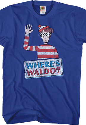 Waving Where's Waldo T-Shirt