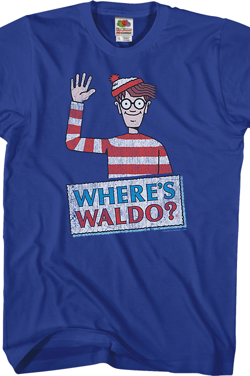 Waving Where's Waldo T-Shirt - main product image