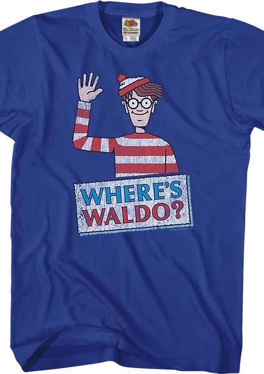 Waving Where's Waldo T-Shirt - main product image