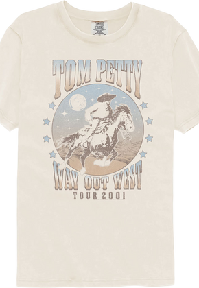 Way Out West Tom Petty Comfort Colors Brand T-Shirt