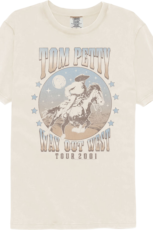 Way Out West Tom Petty Comfort Colors Brand T-Shirtmain product image
